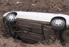 ДТП. Две машины оказались в кювете 