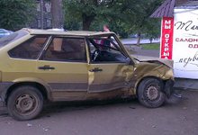 ВАЗ и Zaz не разъехались на перекрестке улиц Воровского и Свободы