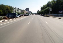 Разметка на Октябрьском проспекте. Ущерба для бюджета нет