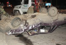 Ночная авария на Луганской