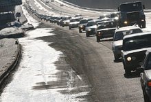 Акция протеста собрала в автоколонну более 200 автомобилей