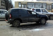 ВАЗ-21099 перевернул «Шевроле Ниву»