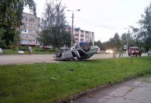 В Вятских Полянах водитель иномарки сбил женщину, сидевшую на остановке