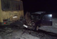 В Чепецке пьяный водитель врезался в автобус