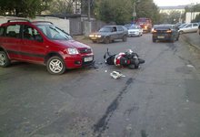 У «Царского села» «Фиат» сбил скутериста