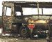 Пожар на Советском тракте: пассажирский автобус выгорел полностью