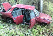 ВАЗ улетел в кювет: пострадали 4 человека