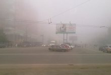 Туман — неожиданный сюрприз для кировчан