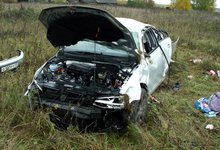 Тройное столкновение. Пьяный водитель не справился с управлением