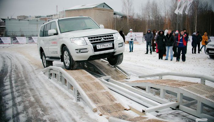 Первый тест-драйв внедорожного парка Mitsubishi в городе Киров
