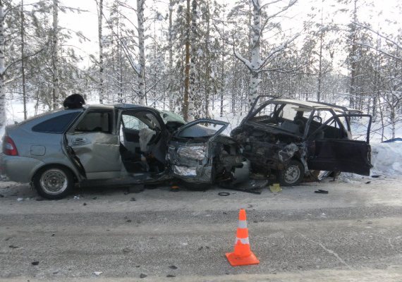 Недалеко от Кирса в Верхнекамском районе разбился водитель Оки