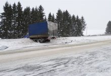 «Рено» врезался в «Газель» на дороге Киров-Белая Холуница