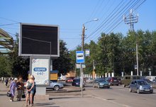 На Блюхера установят светодиодный экран с рекламой