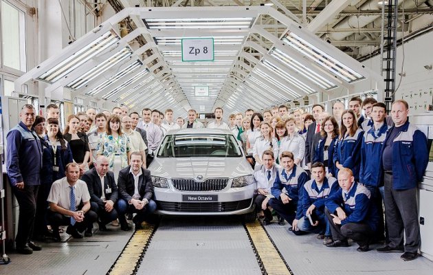 На ГАЗе стартовало производство Skoda Octavia нового поколения