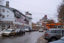 На улицах Герцена и Горбачева устанавливают новые знаки