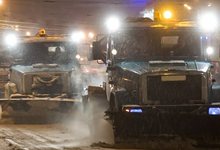 Очередная ночная уборка снега затронет центр города
