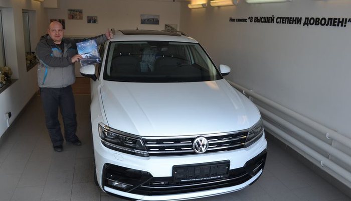 Первый Volkswagen Tiguan Sportline уже на дорогах Кирова!