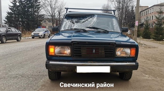 В Кировской области пенсионер-бесправник на «семерке» сбил пешехода