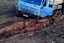 В Кировских дворах буксуют даже Камазы