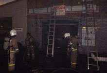 В Кирове загорелся автосервис