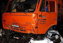 На трассе Киров-Омутнинск столкнулись КАМАЗ и «Скания»