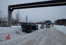 На Производственной УАЗ въехал в «Ниву» на встречной полосе