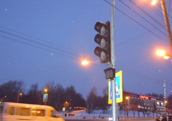 Из-за сбоя в электросети в Кирове не работают светофоры