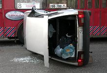 ДТП в выходные: несколько перевернутых автомобилей