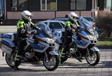 Начало мотобату положено. В Киров едут полицейские мотоциклы