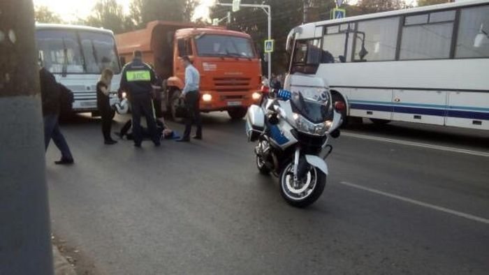 В Кирове на улице Щорса  автобус сбил мальчика: ему потребовалась госпитализация