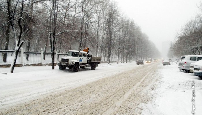 Из-за снегопада в Кирове увеличилось количество ДТП