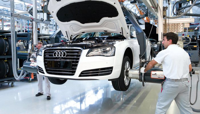 Калужский завод Volkswagen прекратил сборку некоторых моделей Audi