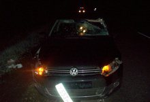 Уворачиваясь от фуры, «Фольксваген» сбил человека