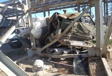 На территории химкомбината ГАЗ влетел в КАМАЗ: водители пострадали