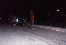 УАЗ протаранил автопоезд на трассе Киров-Вятские Поляны