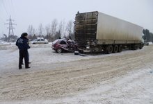 ДТП. На Советском тракте фура врезалась в «легковушку»