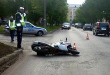 Пьяный мотоциклист попал под колёса «Нивы»