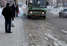 Весенний гололед. Автомобилисты не ожидали сюрприза