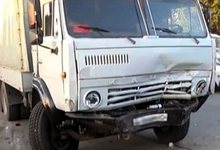 В Нолинском районе столкнулись два КАМАЗа