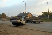 В Коминтерне перевернулась «Лада»: водитель чудом остался жив