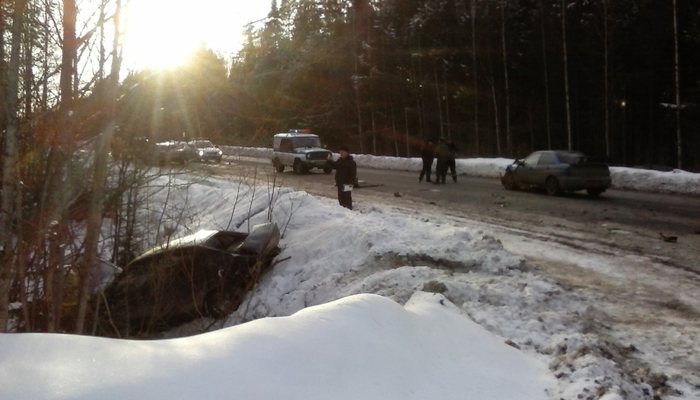 Авария на трассе в Оричах: иномарку выкинуло в кювет