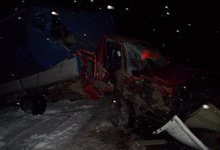 На трассе «Вятка» «Газель» врезалась в «КамАЗ»: пострадал ребенок