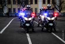 Сотрудники УМВД презентовали мотоциклы и показали навыки задержания