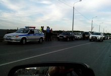 На Старом мосту произошла тройная авария