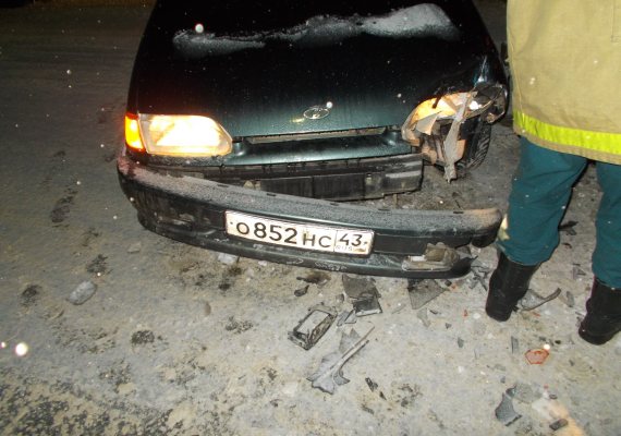 На трассе Киров-Белая Холуница столкнулись четыре машины