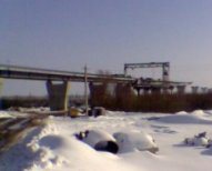 Новый мост в Вятских Полянах:поток транспорта хлынул в город