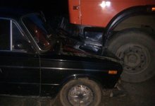 В Нолинском районе ВАЗ врезался в КамАЗ