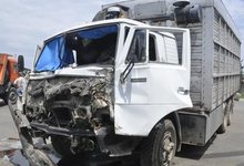 В Шабалинском районе КАМАЗ столкнулся с Фольксвагеном. Есть пострадавшие