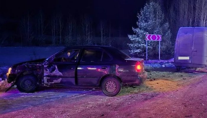 В Котельничском районе столкнулись две иномарки: есть пострадавший