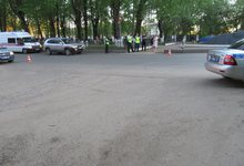 У танка на Октябрьском проспекте сбили 4-летнюю девочку